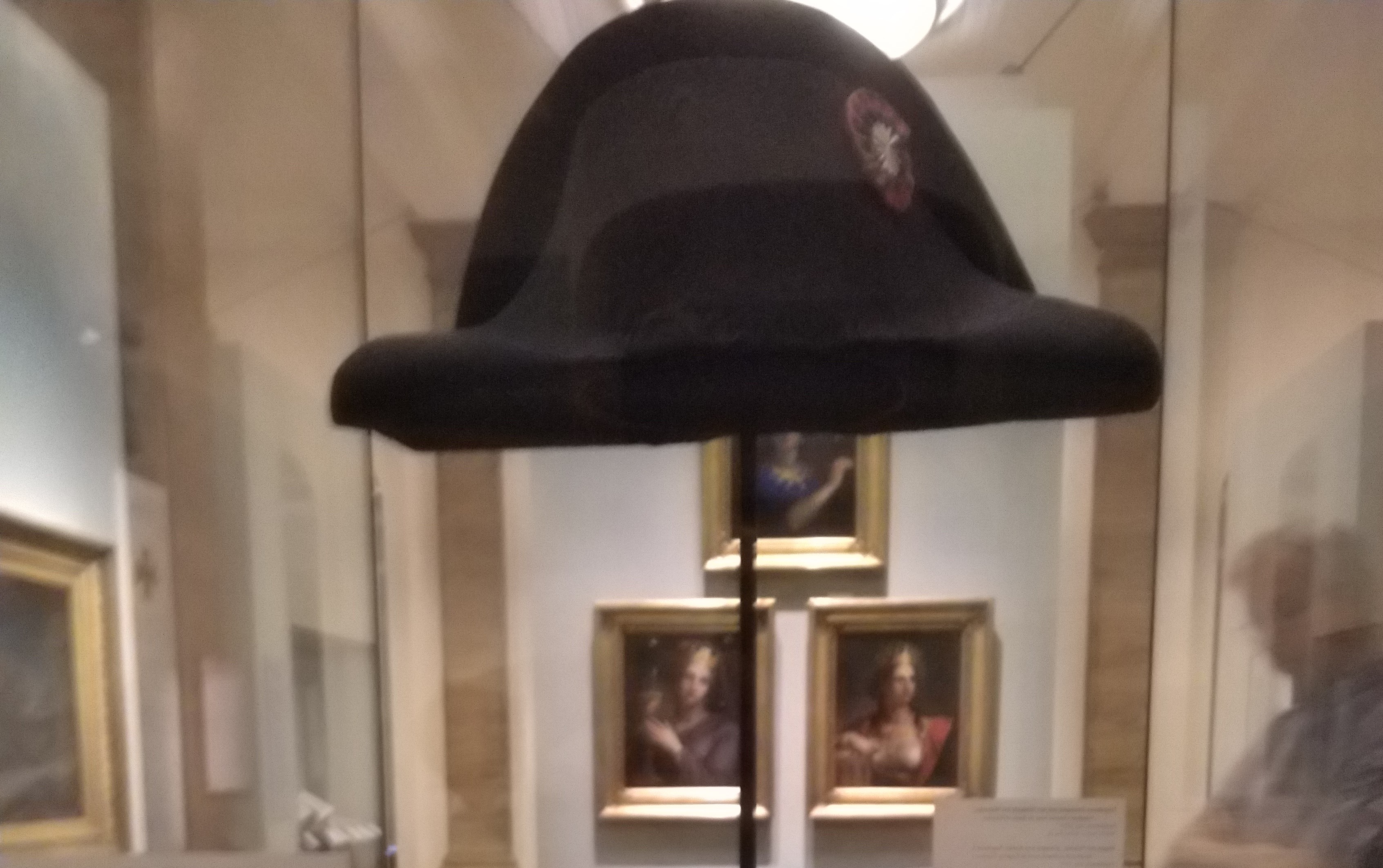 The Bicorn worn by Napoleon Bonaparte himself, now kept in Deutsches Historisches Museum, Berlin

Copyright: Abirbhav Mukherjee